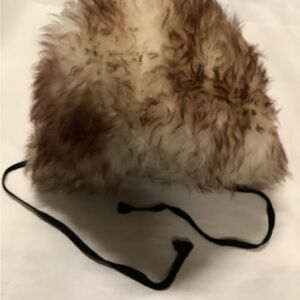 Real fur hat